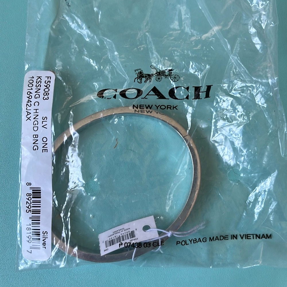 Coach logo bangle **NWT*